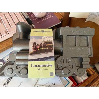 New, Railroad locomotive cake pan, Nordic Ware, made in USA - Image 1 of 4