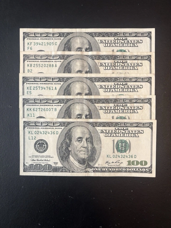 $100 Bill (One Hundred Dollar Bill) – Circulated- 2006A - Nice US Currency - Image 1 of 2