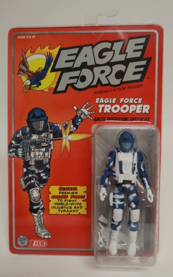 ZICA Toys Eagle Force Returns Zapper 4” Action Figure MISP