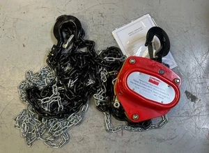 Polipasto de cadena manual DAYTON 1VW59 4.000 lb carga 15 ft elevación 1-1/4" gancho abierto - Imagen 1 de 4