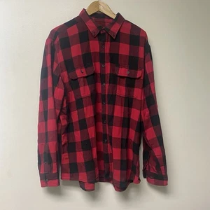 Camicia Faded Glory uomo XL manica lunga con bottoni tasche con patta e bottoni - Foto 1 di 4