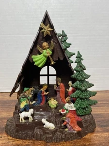 Vintage Weihnachtskrippe Hartplastik Diorama MCM Hong Kong - Bild 1 von 13