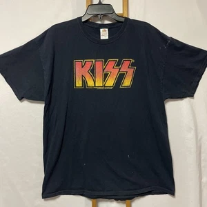 2019 KISS BAND Official Licensed "Sunburst Logo" T-Shirt 2XL - Picture 1 of 7