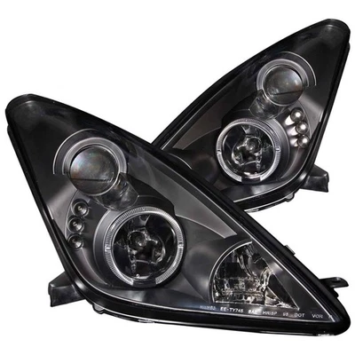 Anzo 121387 Headlight For Toyota Celica 2000-2005 Left and Right Black Housing - Image 1 of 3