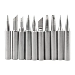 Soldering Iron Tips Workshop Equipment Attachment Spare Silver New Hot - Picture 1 of 12