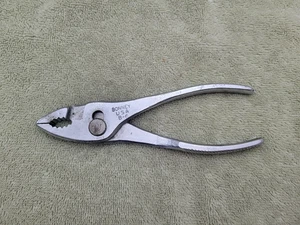 Vintage 1970's Bonney Slip Joint Pliers #B-6 Made In USA  6.5" - Picture 1 of 8