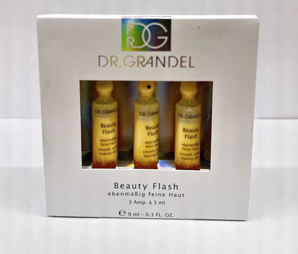 AMPOLLAS FLASH DR. GRANDEL BEAUTY 3 AMP X 0,3 FL. OZ NUEVAS Foto 1 de 1