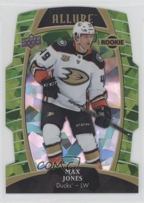 2019-20 Upper Deck Allure Rookies Green Quartz /99 Max Jones #72 Rookie RC - Image 1 of 2