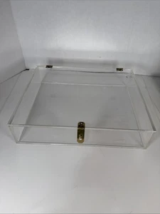 Vintage Large Countertop Mercantile Display Case, plexi 15” x 12.5”x 3.5” - Bild 1 von 5