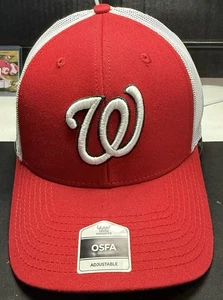MLB Washington National Fan Favorito Ajustable Snapback Camionero Parche Sombrero OSFA - Imagen 1 de 3
