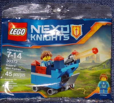 LEGO NEXO KNIGHTS (30372) 45 pcs. complete & Retired Robin's Fortrex - Image 1 of 2