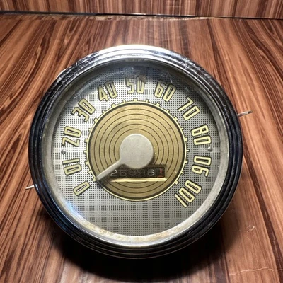 Ford Super Deluxe 1947 48 velocímetro medidor instrumento calibre Hot Rod Rat Rod Foto 1 de 4