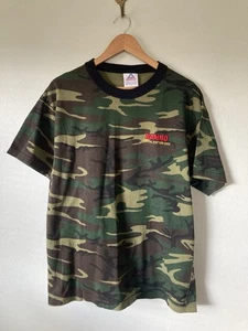 Vintage 2000s Rambo Movie Promo camo T-shirt Sz L 90s y2k - Picture 1 of 4
