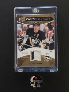 2012-13 Sidney Crosby Game Jersey /15 Patch #GJ-SC Pittsburgh Penguins UD SSP - Picture 1 of 2