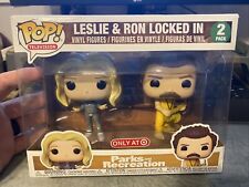 Funko Pop Parks and Recreation Leslie & Ron Locked In 2 Pack Target Exclusive