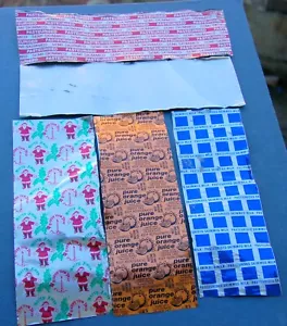 milk bottle : lovely old dairy heavy duty foil samples (unused ) - Picture 1 of 2