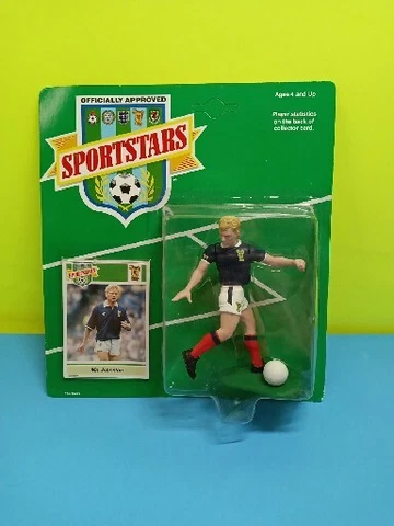 Mo Johnston Scotland 1989 Sportstars Action Figure Kenner NIB Tartan Army Cover