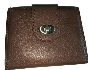 Cartera española grande Buxton para mujer, marrón Foto 1 de 4