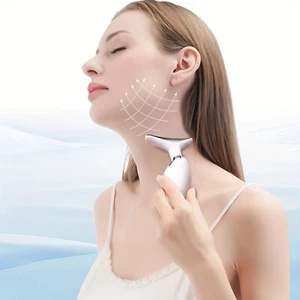 7 colors Face Neck Massage Tool Portable Electric Face Massager Facial Skin Care - Picture 1 of 11