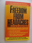 Freedom From Headaches By Saper, Maggee 1986 Migraines Sinus Tension Chronic