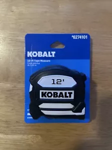 Kobalt 12ft Tape Measure Black & White #6274101 New In Package - Picture 1 of 1