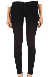J Brand Womens Skinny Leg Jeans Black Size 24 Cowgirl Stretch Zip Western USA - Picture 1 of 15