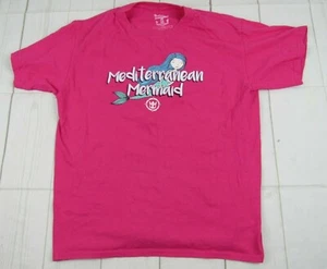 Royal Caribbean Girls Short Sleeve Pink Mediterranean Mermaid T-Shirt Size L - Picture 1 of 3