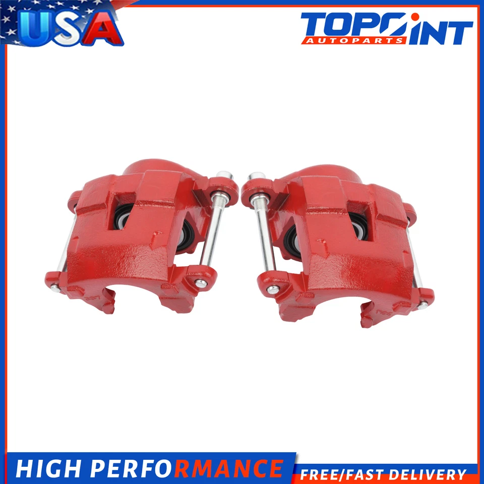 For 1982 - 1992 Pontiac Firebird 1982-1989 GMC S15 set of 2 Front Brake Caliper - Image 1 of 4