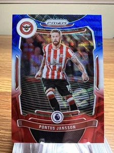 2021-22 Panini Prizm Premier League #137 Pontus Jansson Red White and Blue - Picture 1 of 2