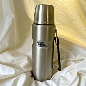 THERMOS 40 Oz Stainless Steel Hot Cold Vacuum Insulated Beverage Bottle Cup - Picture 1 of 20