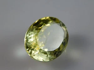 Amazing 13.80 Ct Natural Lemon Quartz Oval Shape Loose Gemstone 18x13x10 mm - Picture 1 of 4