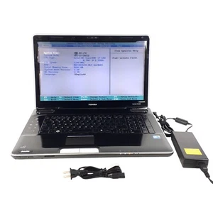 Toshiba Satellite P500 18.4'' Laptop i7 Q740 8GB RAM No HDD/OS Boots/Bios H3145 - Picture 1 of 19
