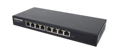 Intellinet 8-Port Gigabit Ethernet PoE+ Switch with PoE Passthrough - 85W PoE... - Image 1 of 4
