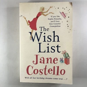 The Wish List de Jane Costello libro de bolsillo grande drama humor ficción novela - Imagen 1 de 12