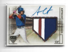 2023 Panini Chronicles Anthony Gutierrez America's Pastime Patch Auto, #08/25