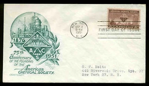 U.S. FDC #1002 #M6 Cachetcraft L.W. Staehle New York, NY American Chemical - Picture 1 of 1