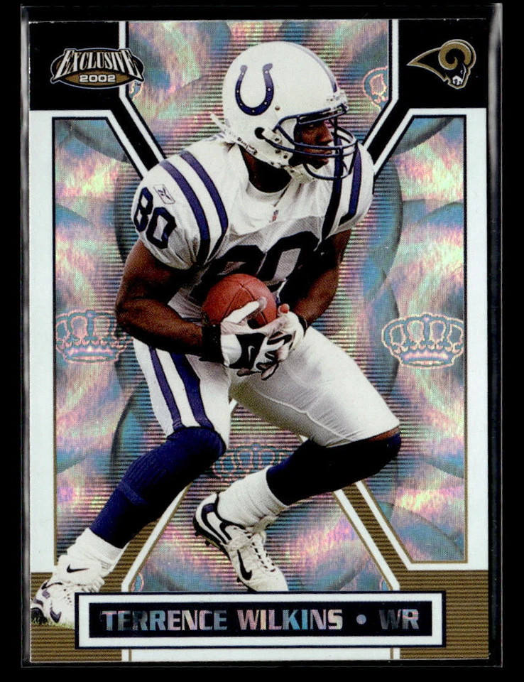 2002 Pacific Exclusive #145 Terrence Wilkins Card St. Louis Rams - Image 1 of 2