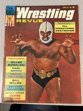 Wrestling Revue Magazine April 1963 Killer Kowalski Karen Kellogg Whopper