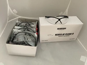 12 PAAR Schutzbrille NEUSS AF CLEAR-N USA LAGER PROFESSIONELLE SICHERHEIT ANSI - Bild 1 von 4
