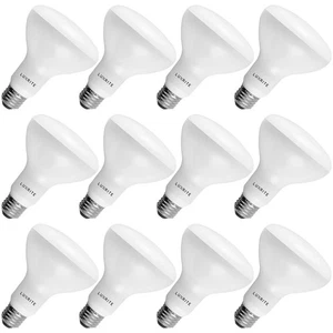 Luxrite BR30 LED Flood Light Bulb 65W Equiv. Dimmable 3000K 650lm E26 12-Pack - Picture 1 of 8