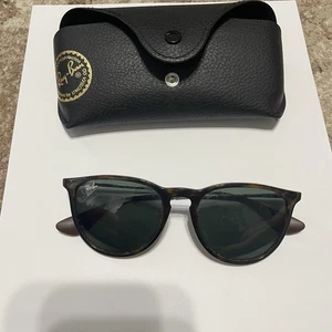 Ray-Ban Erika RB4171 Damen Sonnenbrille - nur Gestell schwarz/grau und Etui - Bild 1 von 6