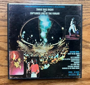 Three Dog Night Live At The Forum Dunhill 23-50068 Rolle zu Rolle 3,75 IPS getestet - Bild 1 von 3