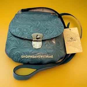 Bolso Bandolera Patricia Nash Véneto Tooled Mirage Cuero Nuevo con Etiquetas - Imagen 1 de 8