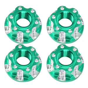 4Pcs M4 Carving Hexagonal Nuts Aluminum Alloy for RC HSP Sakura D3 D4 Crawl Car - Picture 1 of 12