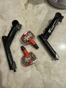 Vintage Tioga T-Bone Quill Stem 22.2mm 25.4 Clmp Ritchey Pedals And Quill Extra - Picture 1 of 4