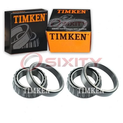 Juego de 2 cojinetes de rueda exterior trasera Timken y carreras para Dodge D350 zu 1981-1993 Foto 1 de 4