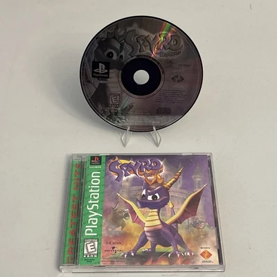 Spyro the Dragon (Sony Playstation 1, 1998 PS1) CIB W/Manual - Tested - Image 1 of 4