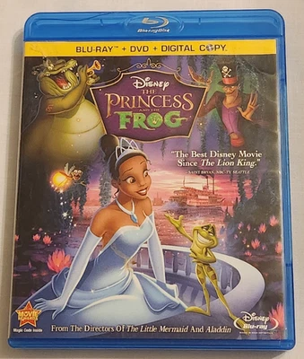The Princess and the Frog Blu-ray/DVD/Digital Copy 3-Disc Set 2010 Disney 102610 - Image 1 of 4