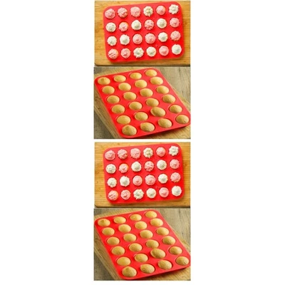  2 Pack Silikonform Backform Silikonformen Backformen Cupcake -Form - Bild 1 von 4