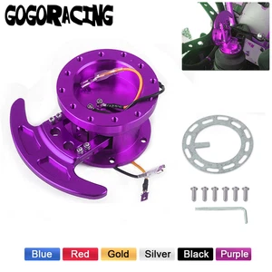 Steering Wheel Hub Adapter Quick Release Flip Up Tilt Body Snap Off Boss Kit - Picture 1 of 7